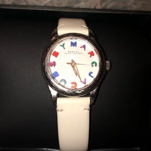 Marc Jacobs leather strap watch